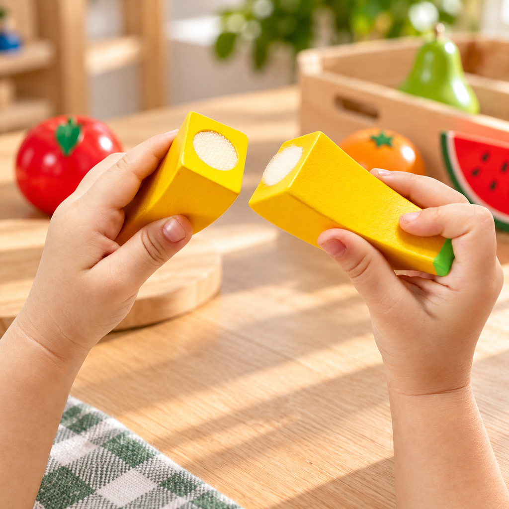 Wooden Cutting Fruit Set
