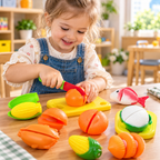 Kids Cutting Board Food Set