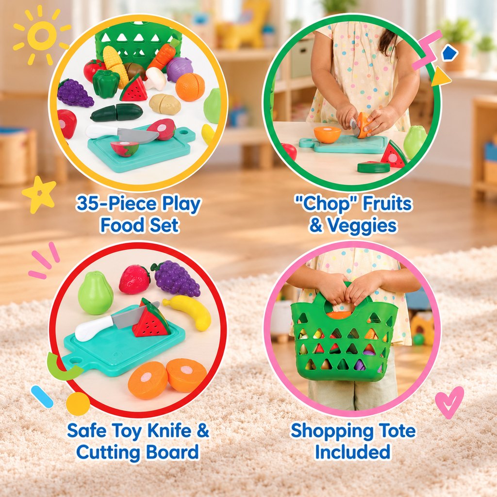 Chop & Prep Play Food Set