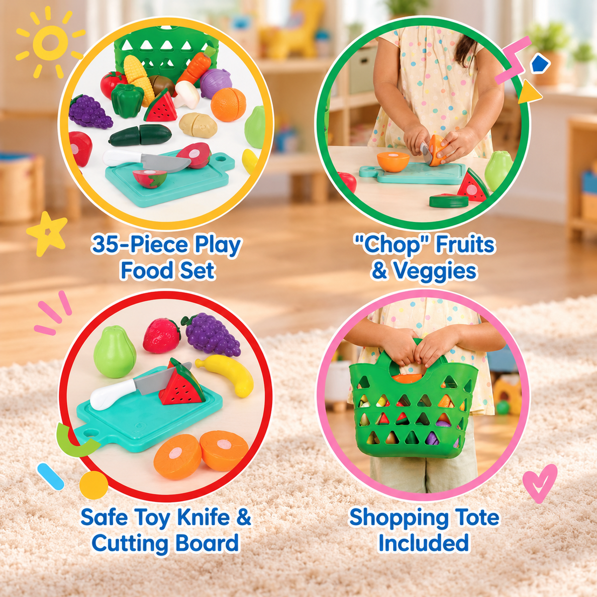 Chop & Prep Play Food Set